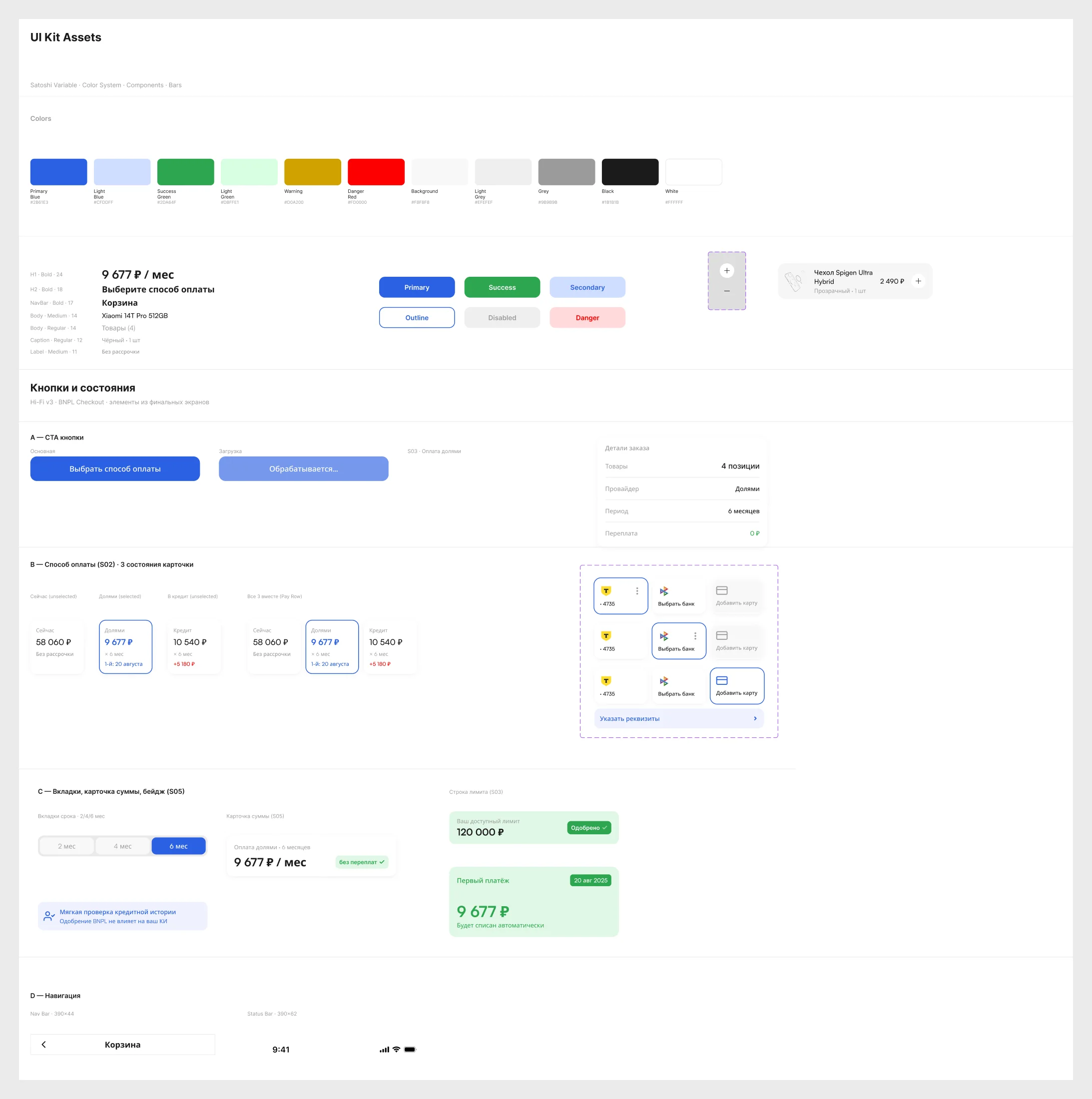 UI Kit: компоненты и состояния
